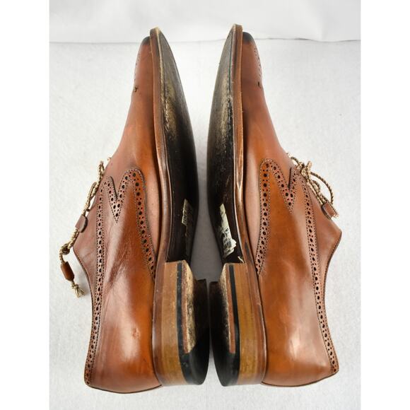 Mezlan 9492 Malcolm Tan Men's Leather Dress Shoes 10M - Picture 5 of 9